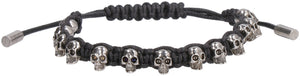 Multi-skull rope bracelet-1